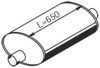 DINEX 28332 Middle Silencer